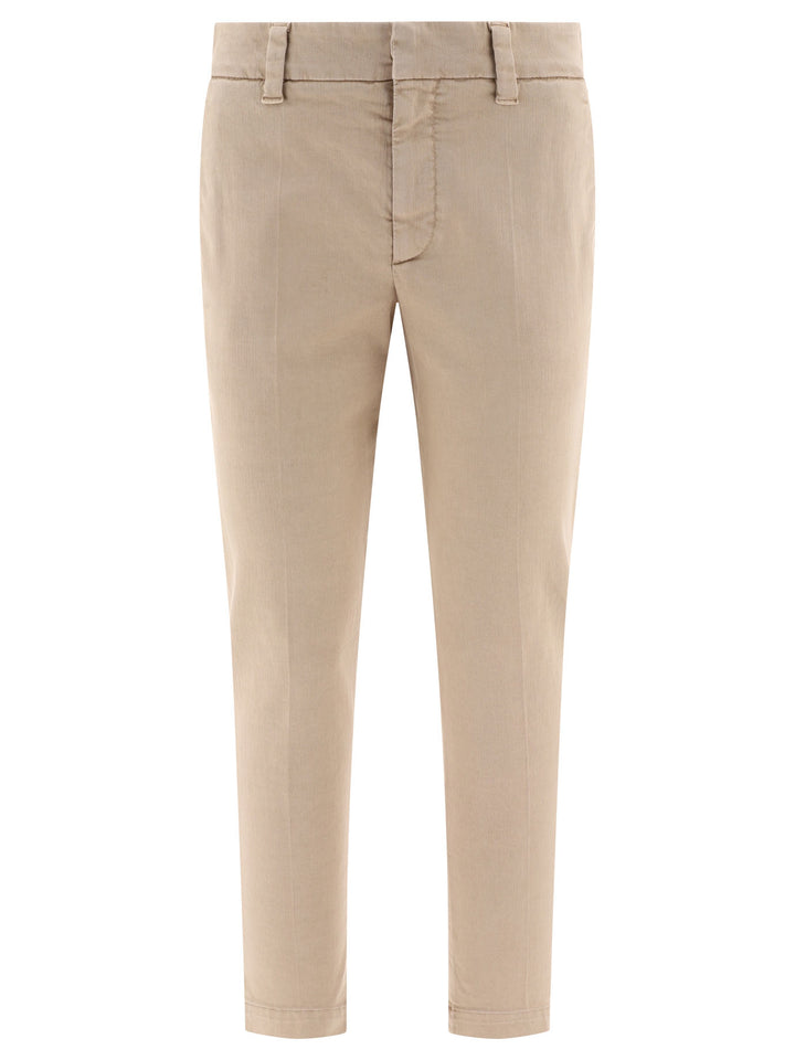 Brunello Cucinelli Cigarette Trousers - Beige | f93073ac305e20332750ca35aef9e43bb64f25ea