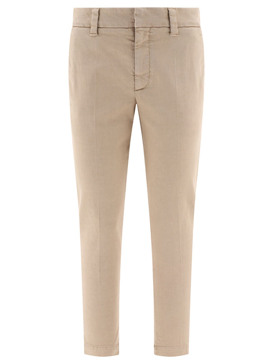 Cigarette Trousers Beige