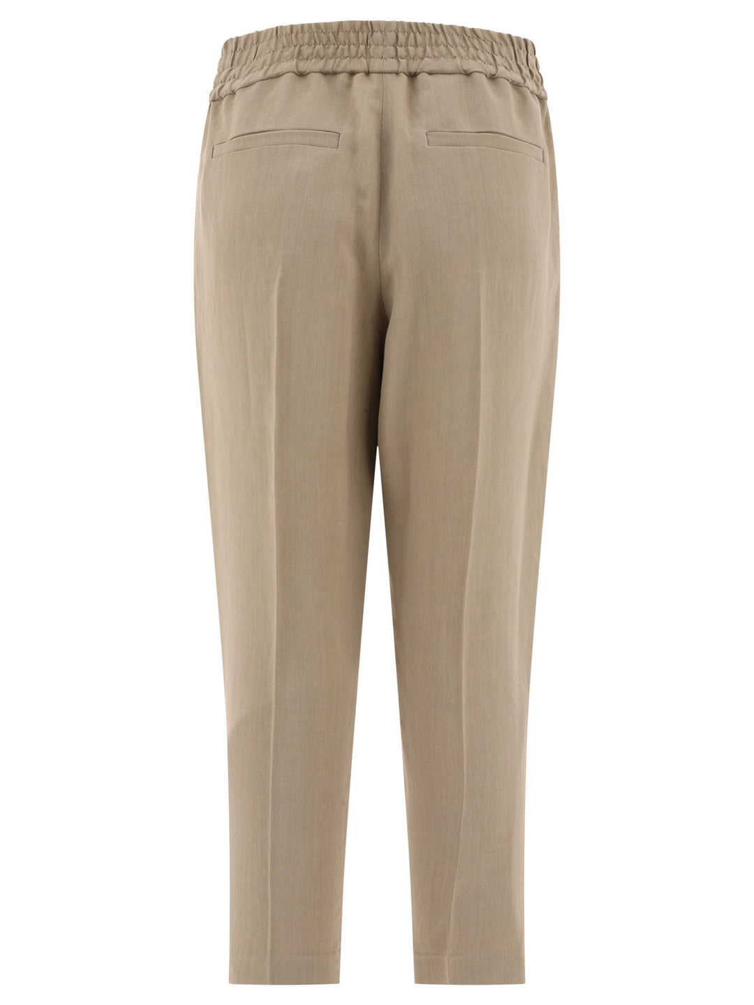 Brunello Cucinelli Baggy Pull-Up Trousers - Beige | 569477a9e27a2190d31b97abadbd303feb864777