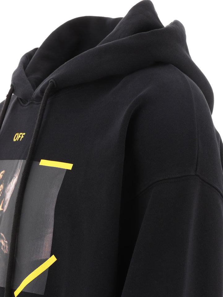 Off-White Arrow Caravaggio Mercy Sweatshirts - Black | 42159f08b9976f4d7e98ed2c47f0f1d3c0065b88