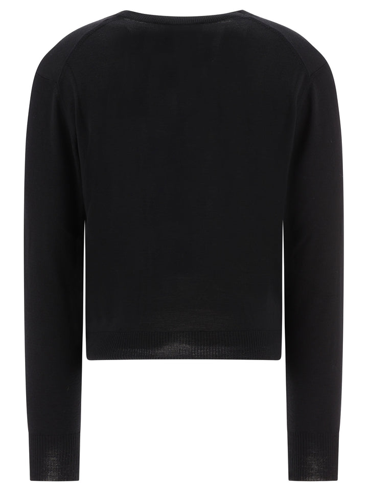 Ami Paris Ami De Coeur Knitwear - Black | 53fa887412a396affca93bb72de1d9fad3e285fd