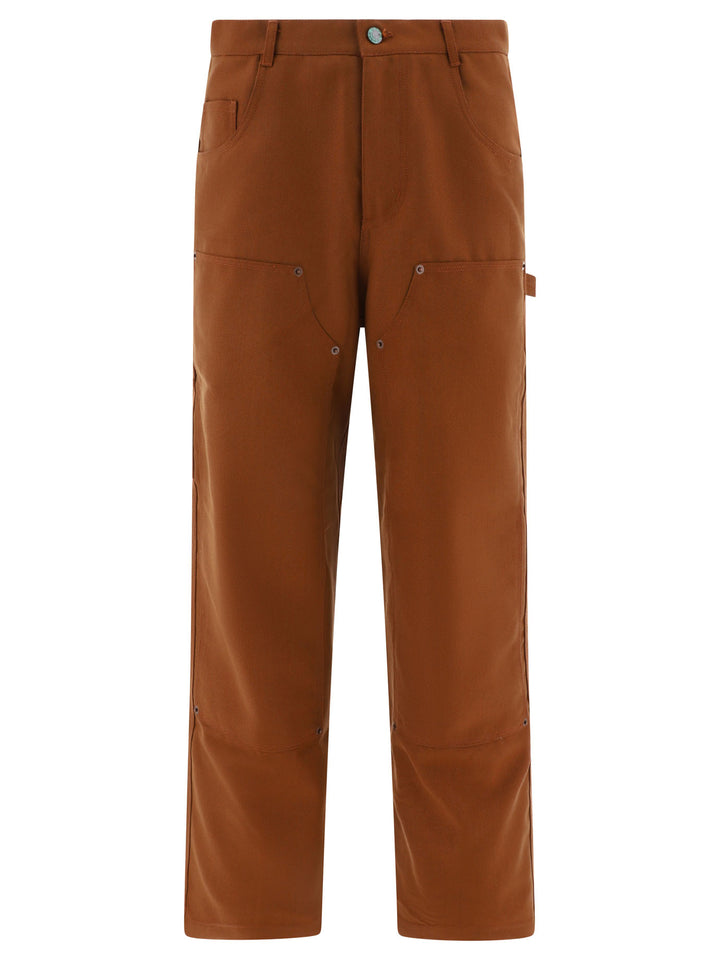 Brain Dead Serge Double Knee Trousers - Brown | d4ebf17540ea095b27c7aaa44fbbabb4eeeb9e8e