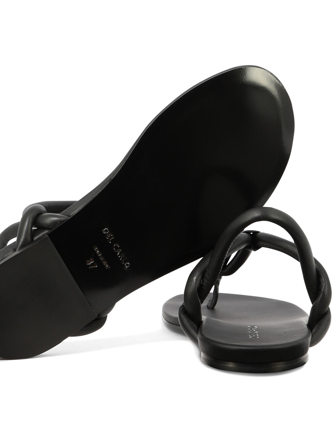 Del Carlo Dytt Sandals - Black | 82220680ba519a0512cd414f6b2610b2ee4ce066