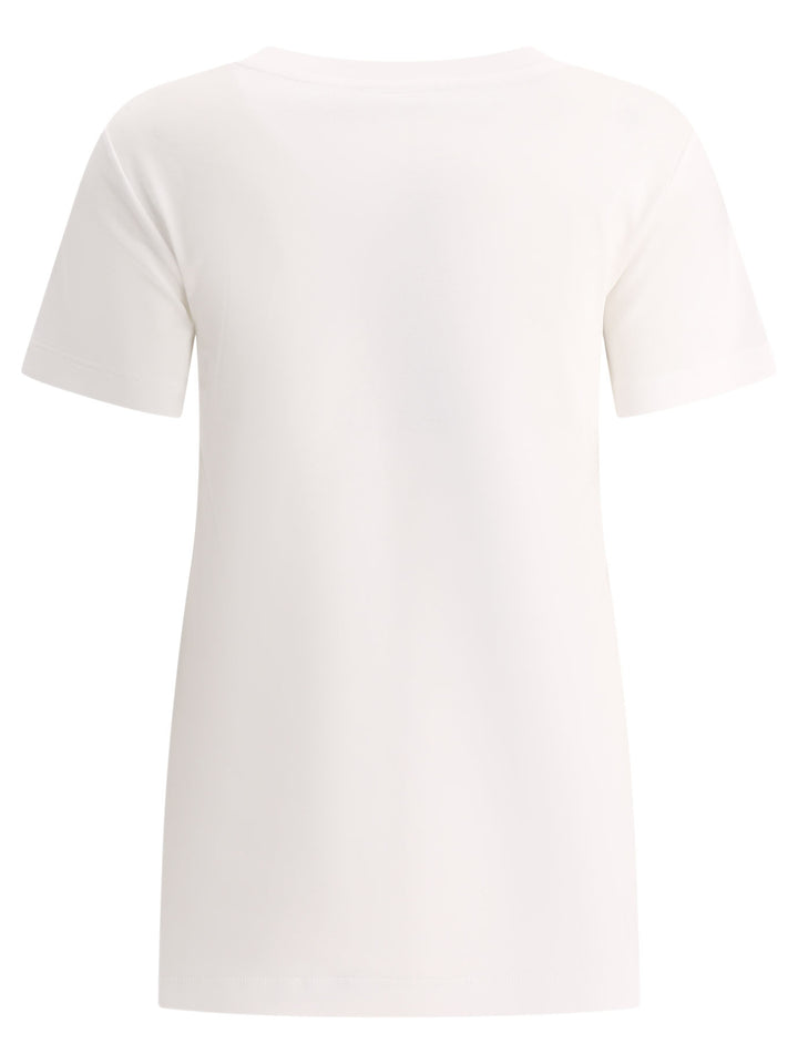 Dolce & Gabbana T-Shirt With Logo Patch T-shirts - White | 60c6199602460d9d9d18bf66a7d7d4aaca456a2a