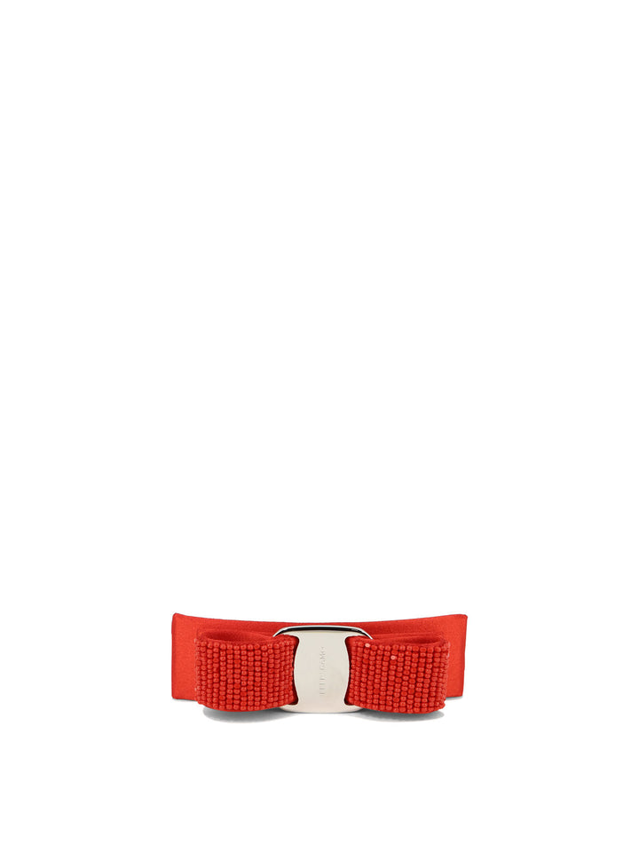 Ferragamo Vara Hair Accessories - Red | 2e3a2c77311daf4d6cb281174543695c663a3162