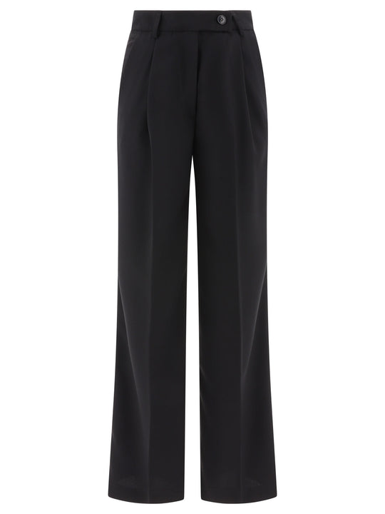 Tailored With Pressed Crease Trousers Black