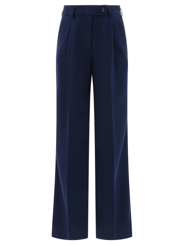 F.It Tailored  With Pressed Crease Trousers - Blue | e5bf803da86c83a98284e9b47ec8d8919a37522b