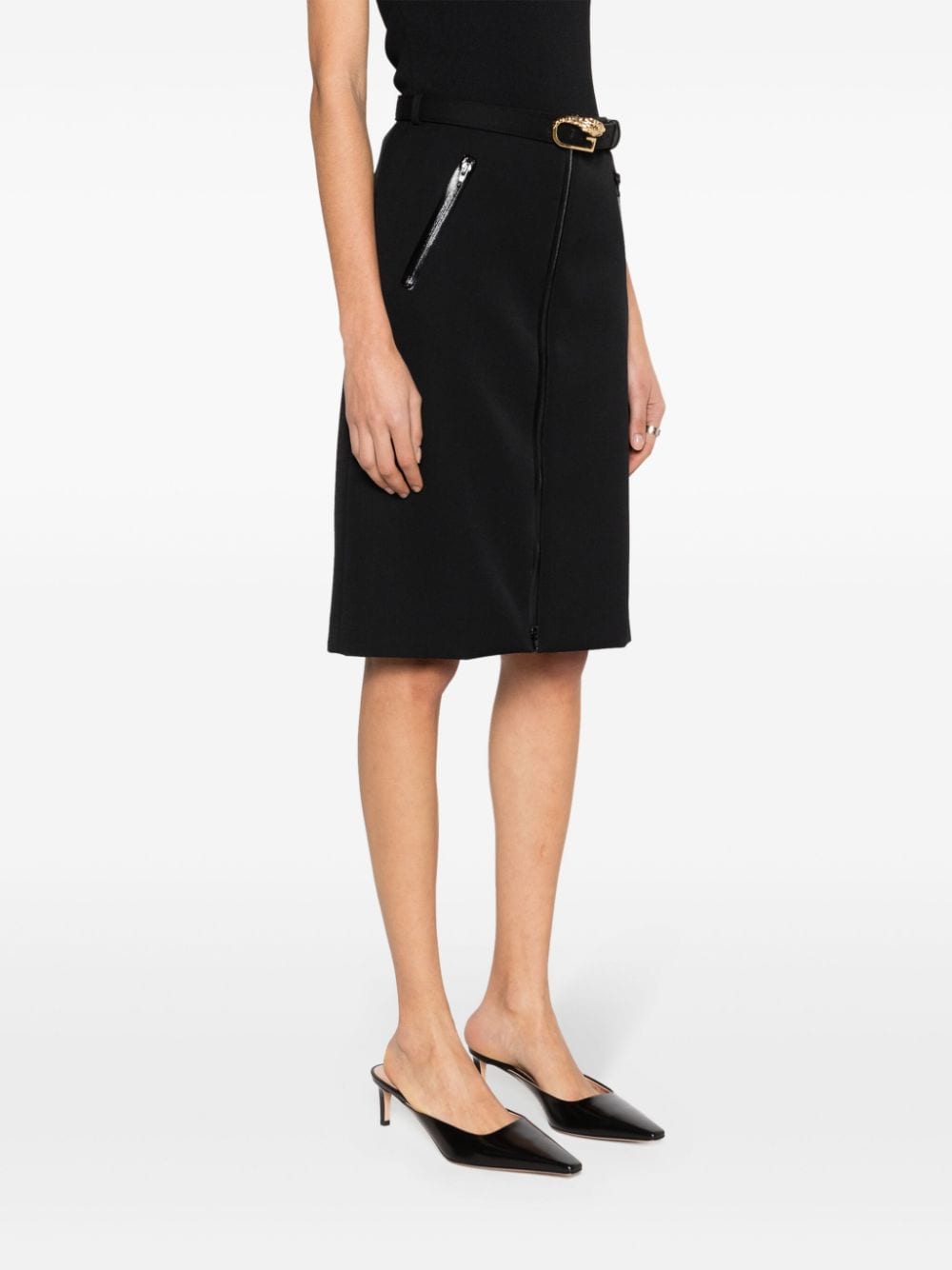 Gucci Gonna Con Cintura Skirts - Black | 3041213e754118ea9c00b2a7d19ed442e5a50248