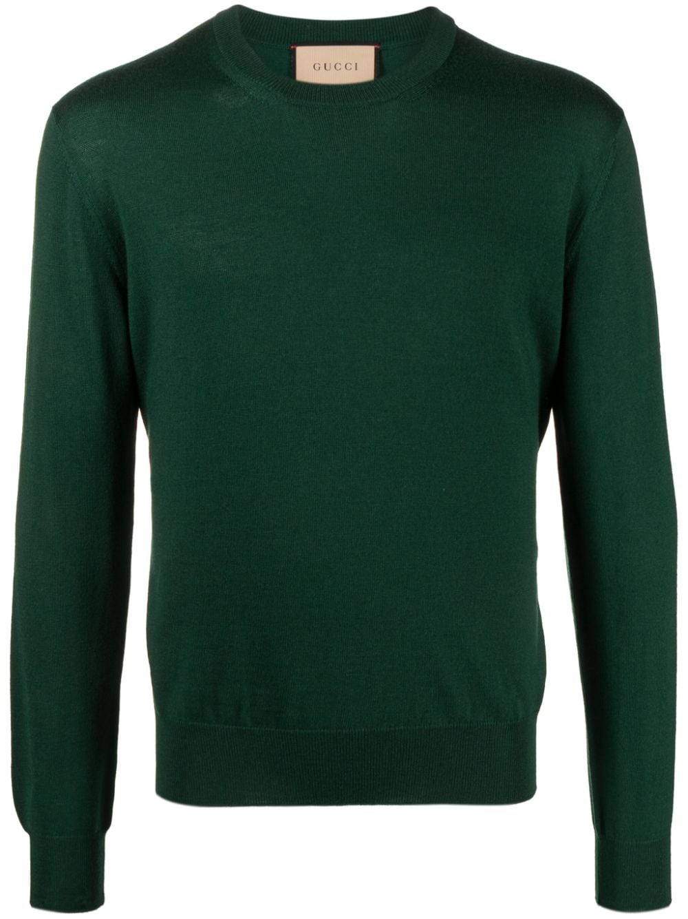 Gucci Maglione Con Logo Ricamato Sul Fianco Knitwear - Green | 36a8f8f2e5ff52a7323484cc1f82021e54164e6c