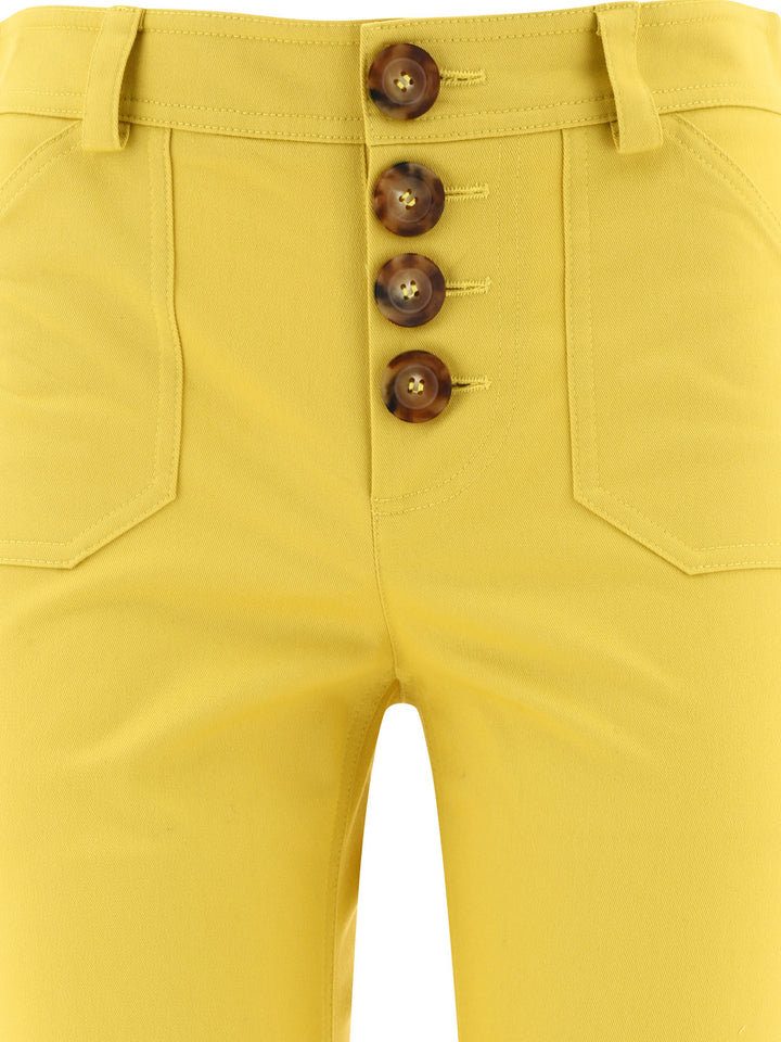 Ines De La Fressange Charlotte Trousers - Yellow | fb779ce3679d8fce53f5aba104be33b5679ddbd0