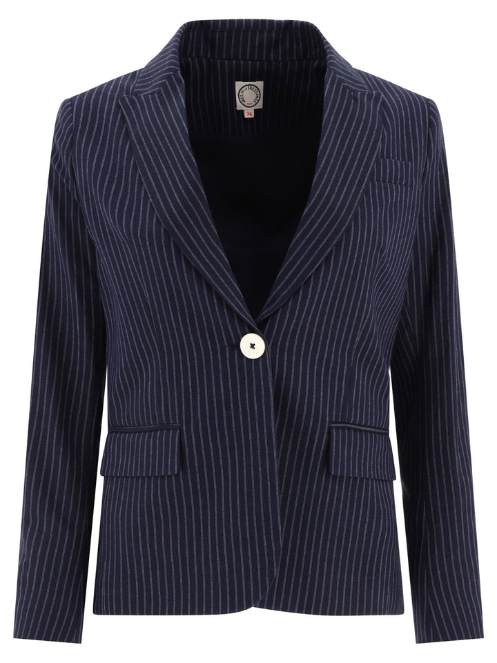 Ines De La Fressange Nicoletta Jackets and Coats - Blue | 276612dde91a1a575a678c71c9c25b30f60d0953