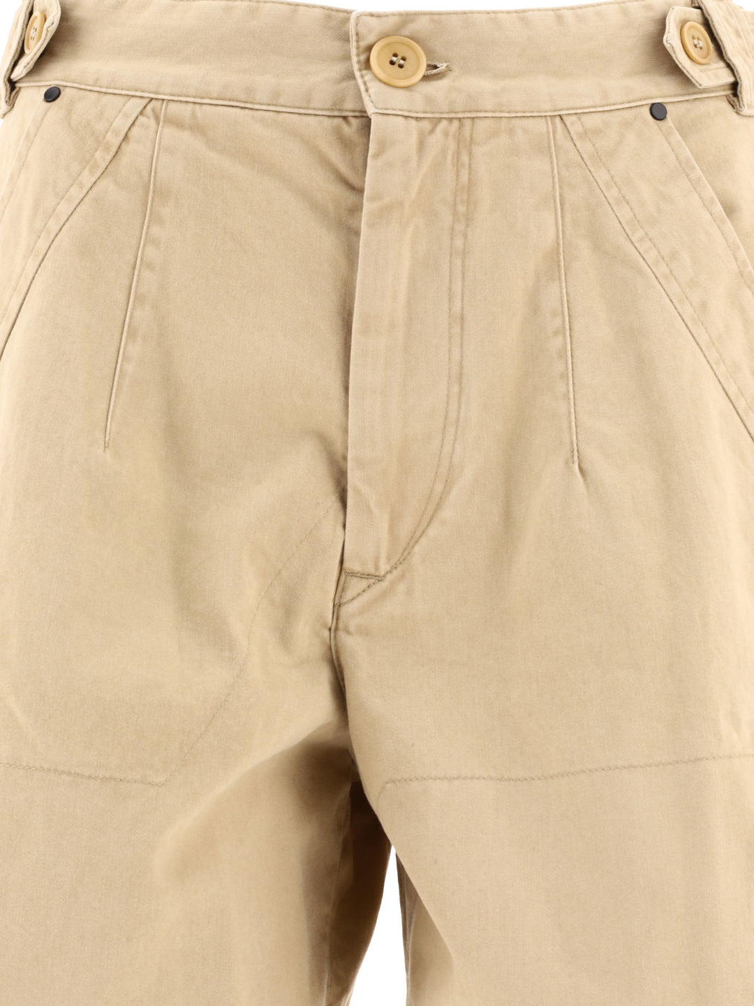 Isabel Marant Lisette Shorts - Beige | 940426df6989b71cafa46d515485ef9bf30d6a78