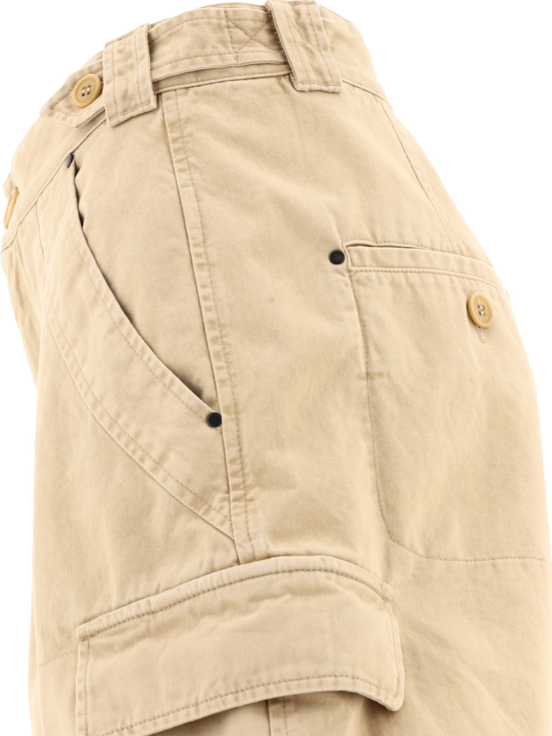 Isabel Marant Lisette Shorts - Beige | 04ea89127d9cf060ff9322b67f4960fd2664f5aa