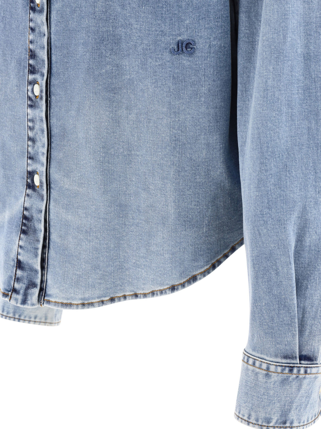 Jacob CohëN Shirt With Cut-Out Shirts - Light blue | 2f9b8dc20aa0f06461788ab81bd71d203897a7c1