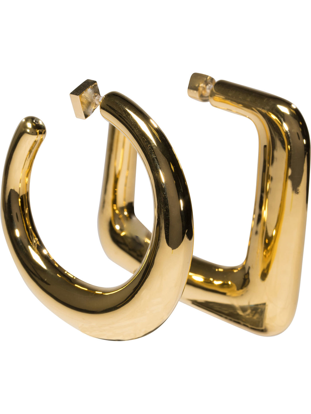 Jacquemus Les Grandes Creoles Ovalo Jewels - Gold | f4c541006664961c8da822495218e89d2233f8f6