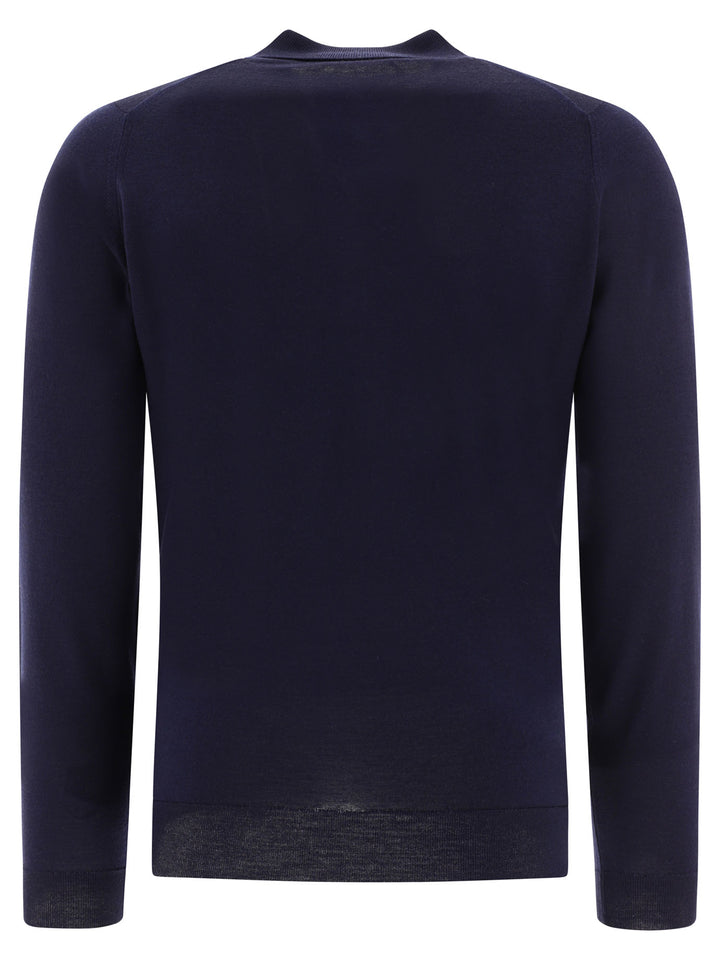 John Smedley Belper Polo shirts - Blue | 663326f171c4dcf7de36a2aca5081c95bab852d7