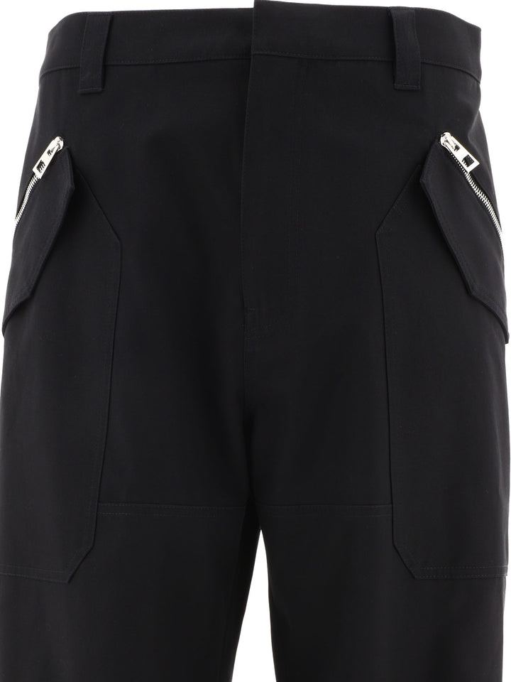 Loewe Cotton Cargo Trousers - Black | bda82bfdf253207543d0d2e6891f1ee35df19874