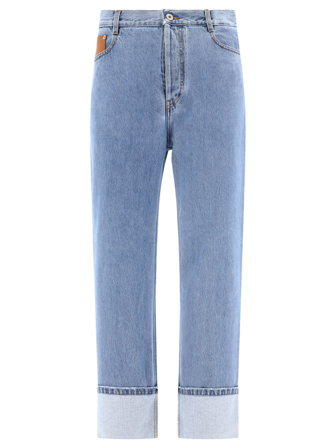 Loewe Fisherman Turn-Up Jeans - Light blue | c8ec7ed7d0bac222ac1ef2baa245df31e641ccef