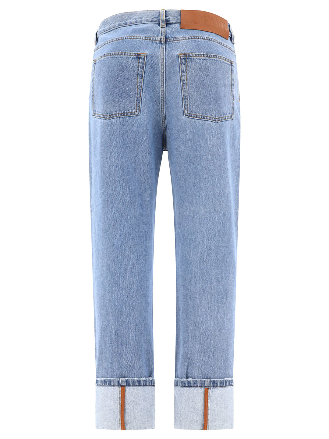 Loewe Fisherman Turn-Up Jeans - Light blue | c24c71566f937a9b24d0d38a84a8aa67fe11e317
