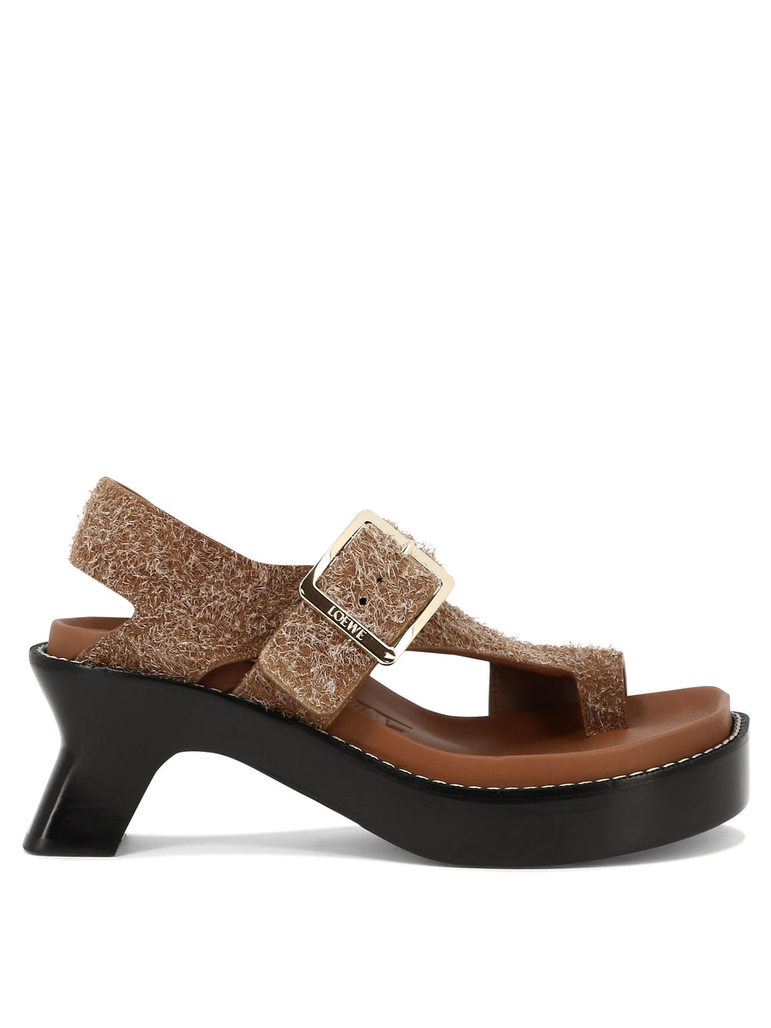 Loewe Ease Heel Sandals - Brown | b60729b18e372127fa1dd9caa82419cd37c65908