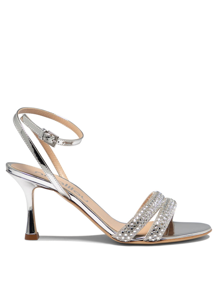 Ninalilou Mya 705 Sandals - Silver | bd599d677745b01c204adbe2c081e39deb41d1a7