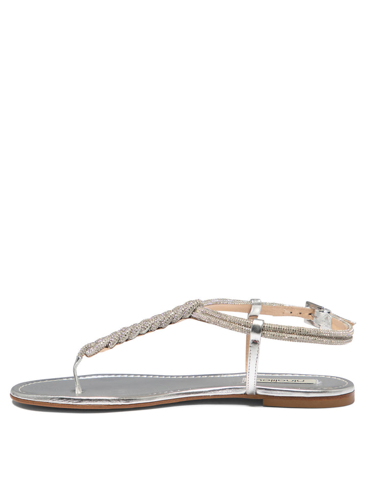 Ninalilou Elisa 111 Sandals - Silver | 5c96ff242e8e91705009140b62e780eb49fbd86d