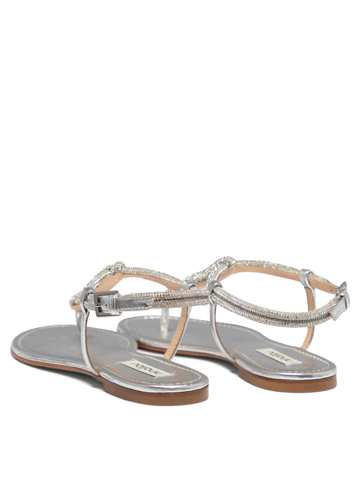 Ninalilou Elisa 111 Sandals - Silver | d35960bc328249f113b26a4a9eacded68797e400