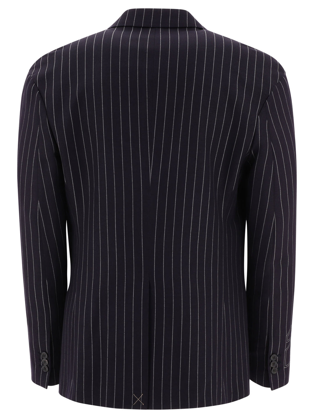 Off-White Pinstriped Blazer Jackets and Coats - Blue | 50a80ae303b1c92c3fae4fe26607dc39fa36aebe