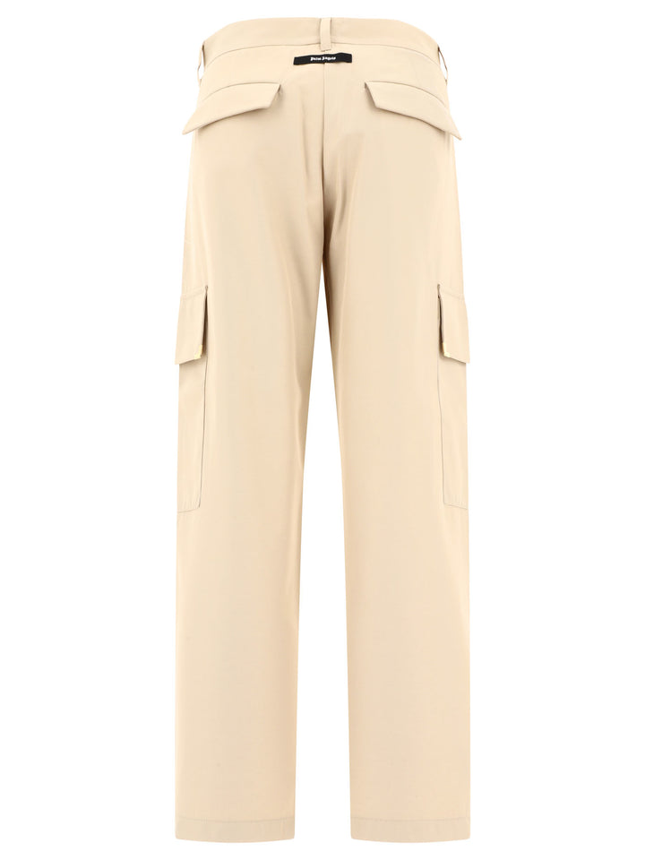 Palm Angels Metal Frame Trousers - Beige | 771b6ab4d6838961c2c5ae26b156e099a5376fb9