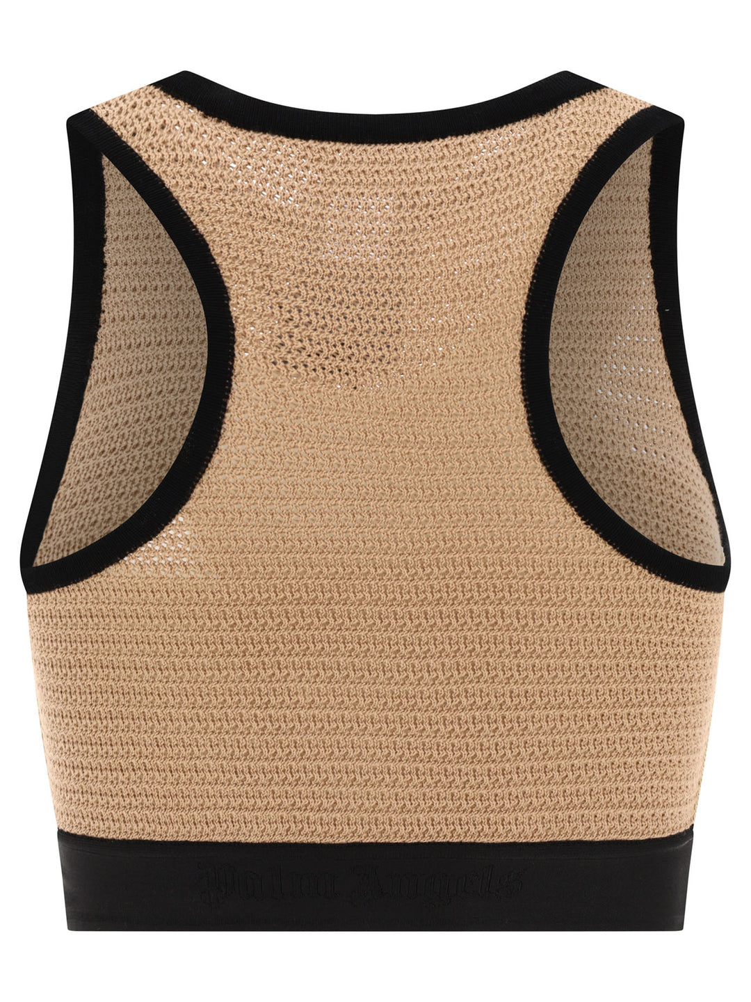 Palm Angels Logo Tape Tops - Beige | a57db0d439c3175a6a3f1d69fe289f63e17bfb72