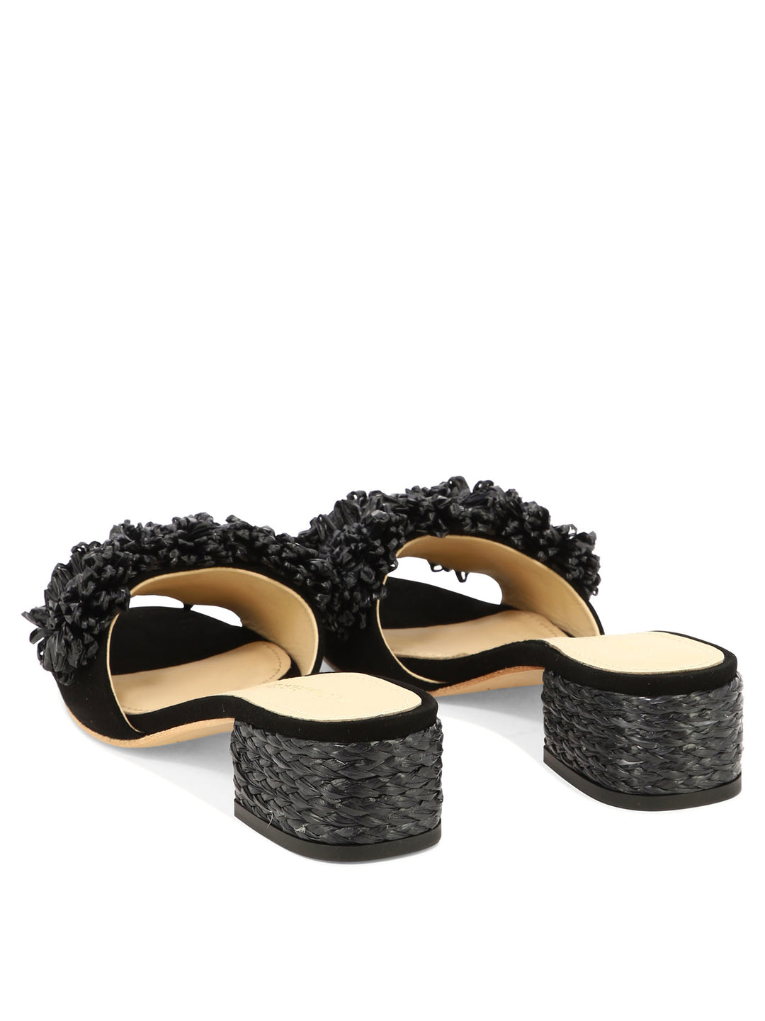 Paloma Barceló Fiore Sandals - Black | 6726f24a8ef45abece2891e0cb5f7c9a16c8cbcb