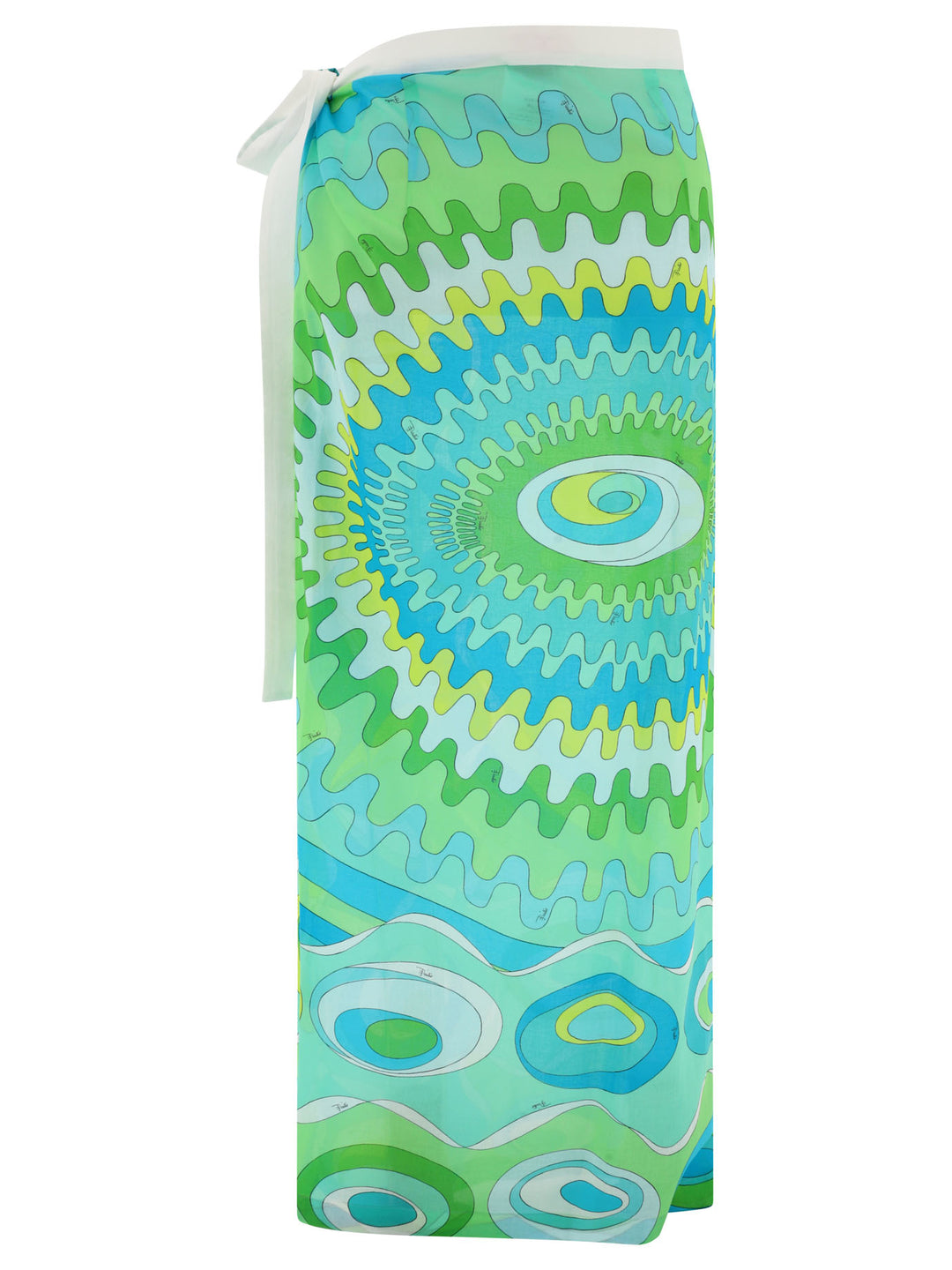 Pucci Sarong With Vivara Print Swimwear - Green | bd20fc7e12d9018c0fd8f0a3ca74ac3efb06d737