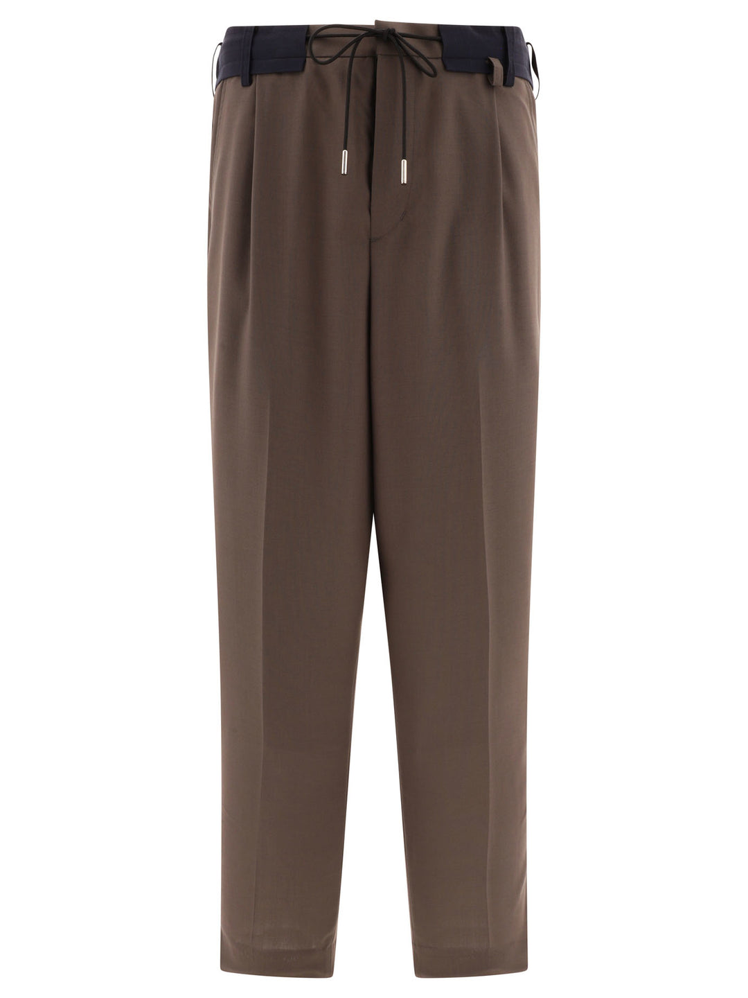Sacai Tapered Drawstring Trousers - Green | 25b3966830a79d1c6ed80e352bee692e9e1e8fd8