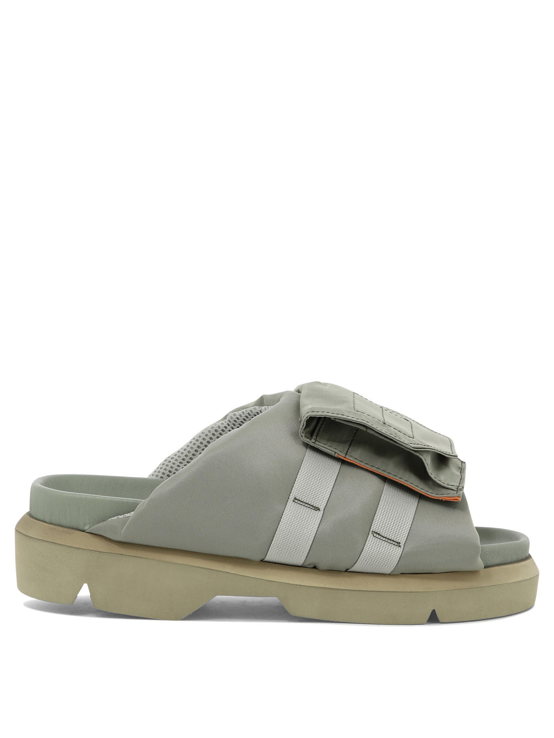 Sacai Pocket Sandals - Green | 12ba7934b52d1c7c56138f9f2b01afcdf10cbb8e
