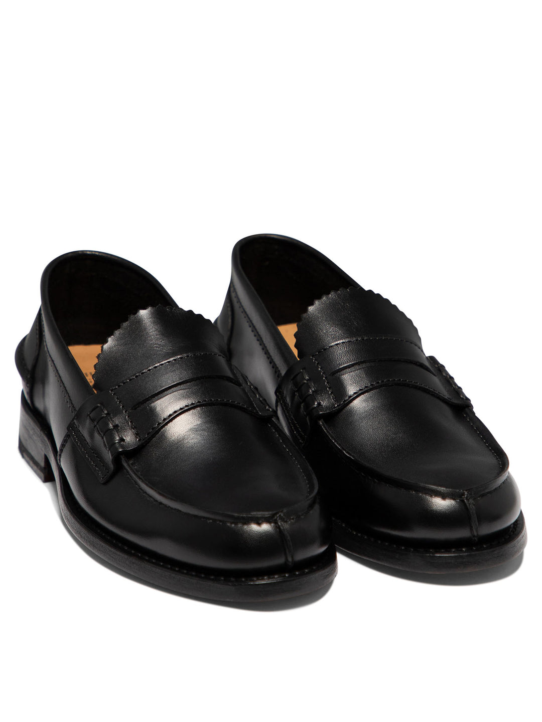 Saxone Of Scotland Arran Loafers & Slippers - Black | 8556bdc80c77f62cc400c0bfb41fd570cd88bb56