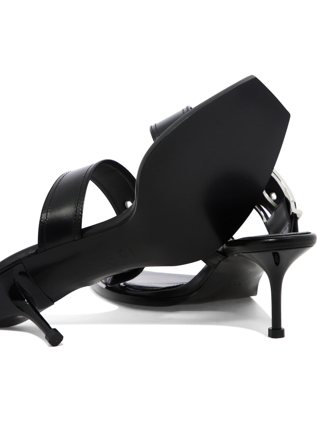 Alexander Mcqueen Boxcar Sandals - Black | f70db7e205828ea3dde48fe9af41f1babd13fce8