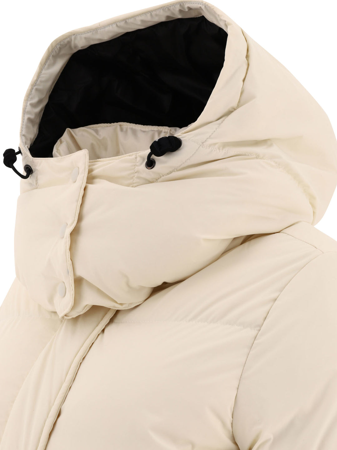Aspesi Giacca Lunga Con Cappuccio Jackets and Coats - White | 9bbdb32cd7387ad70a7549c164f7a364f9870e56