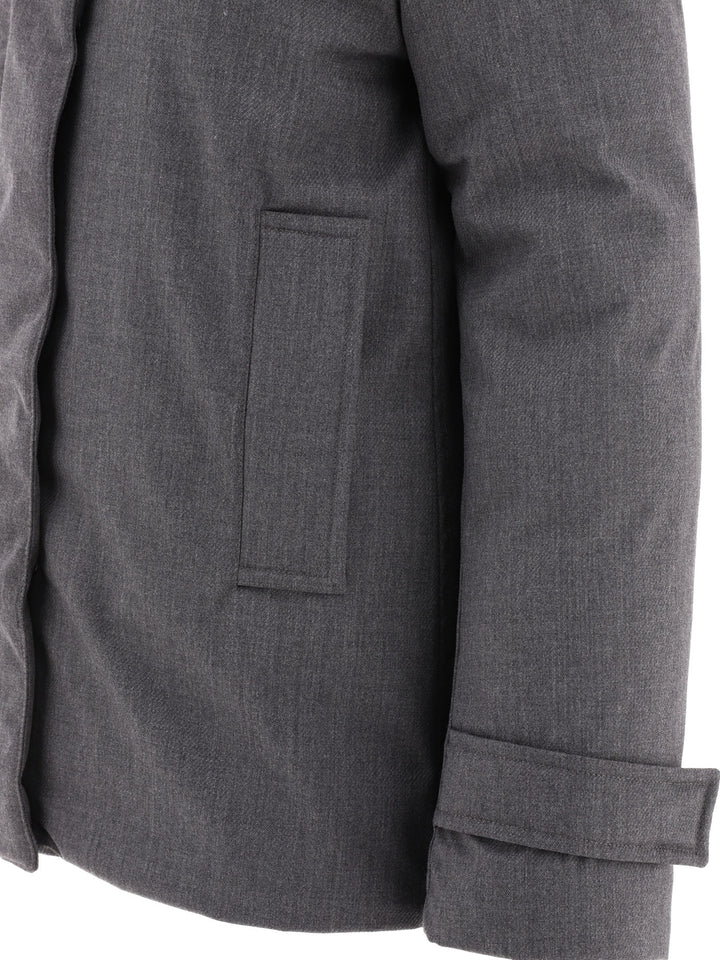Aspesi Giacca Con Collo Alto Jackets and Coats - Grey | fbc0fc9277b03bdb2e98779459a07d566b624aad