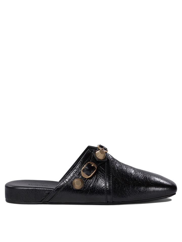 Balenciaga Cagole Loafers & Slippers - Black | 75fa1eda7c4ea190e586f0b9241fb757cf58ac18
