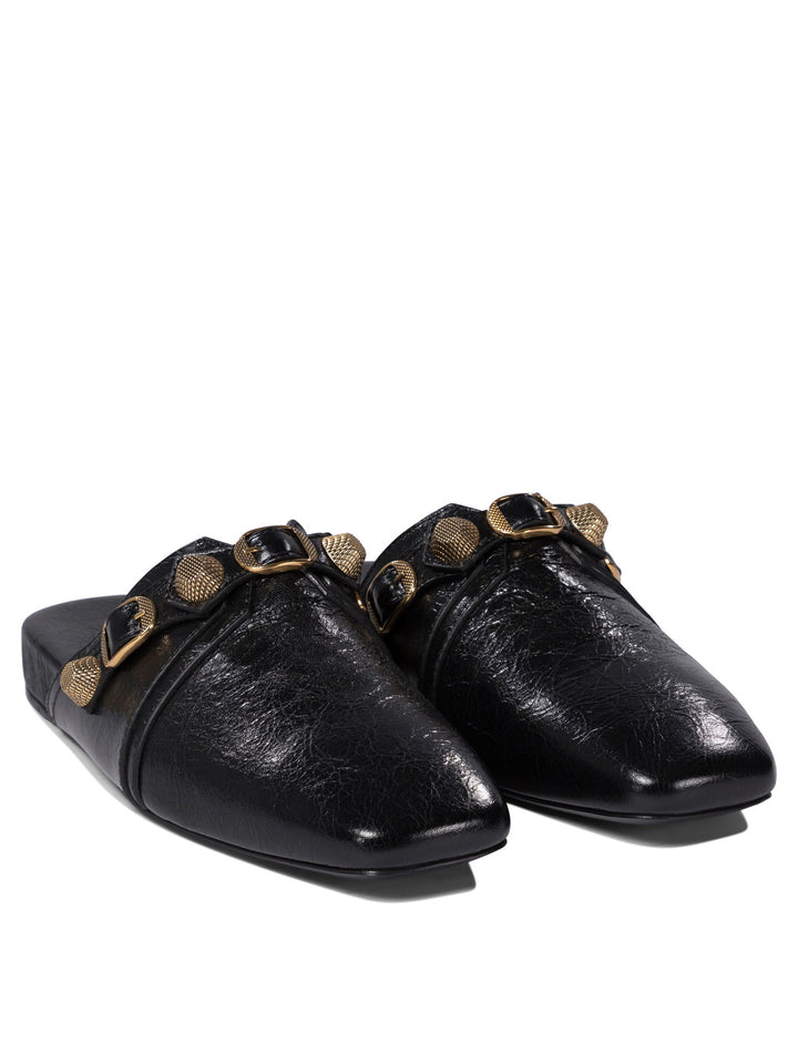 Balenciaga Cagole Loafers & Slippers - Black | 1743fec3b339a57a8c3e9e895420bd4249a06352