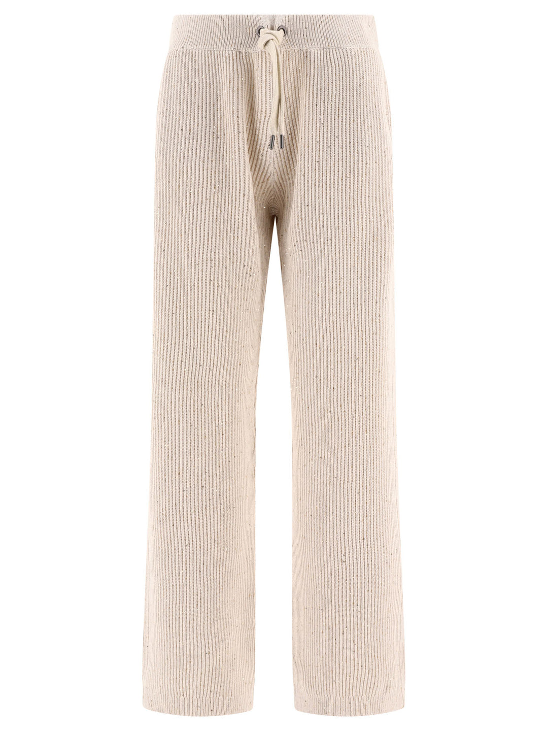 Brunello Cucinelli Pantaloni A Coste Impreziositi Da Paillettes Trousers - Beige | 5cd6621f0a7914d8dc340f032596cb54e5315f62