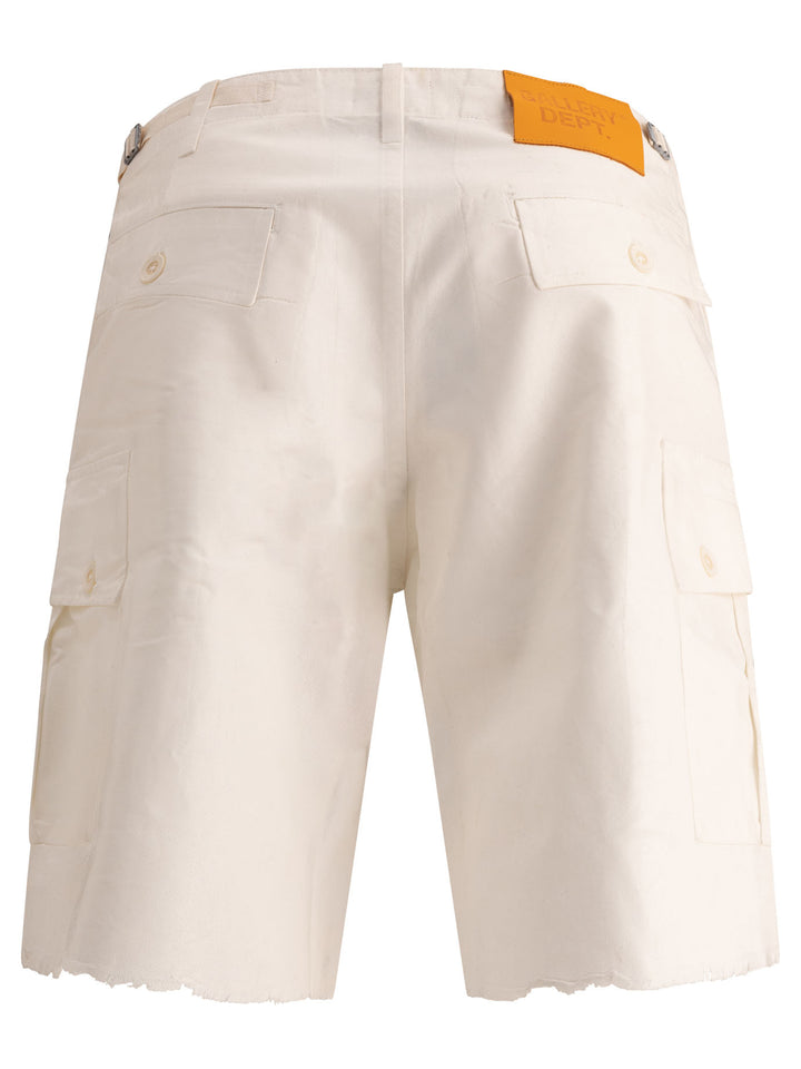 Gallery Dept. Foil Shorts - White | 6c6e9b84190f0dff5d0ffac1a8aa59b8b0a8e376