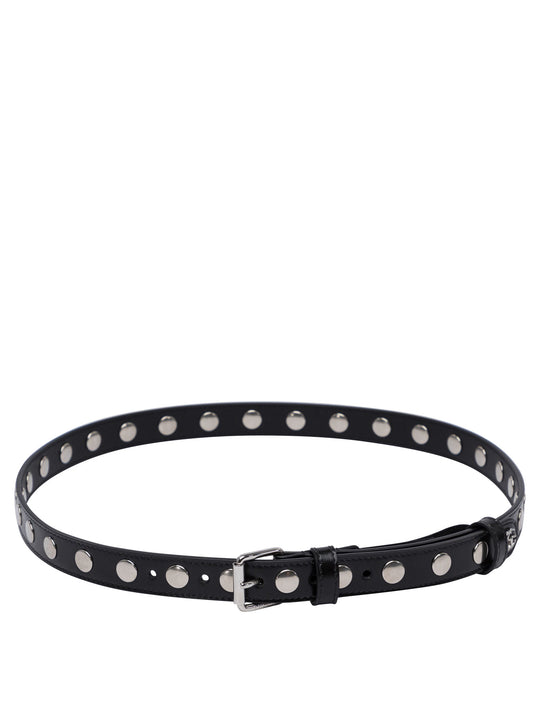 Cintura Con Borchie Belts Black