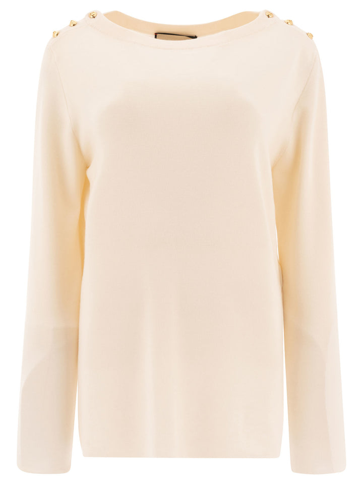 Gucci Gg Knitwear - Beige | 520fd9d51cdbe92045871944881afed7d6509bb9