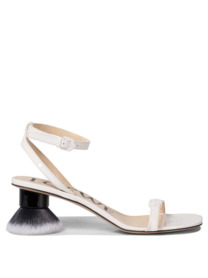 Loewe Petal Brush Sandals - White | 6d6b73c0bd6e3d74f69ce223dd333b20845e4cb1