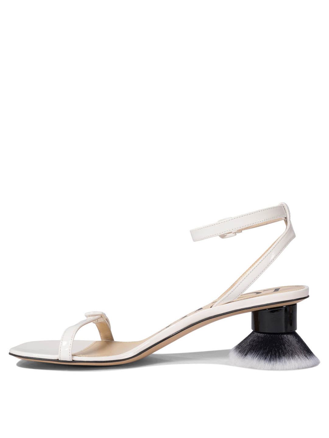 Loewe Petal Brush Sandals - White | b960526503ea0bcbfeb689a04fe299ee6b25a481