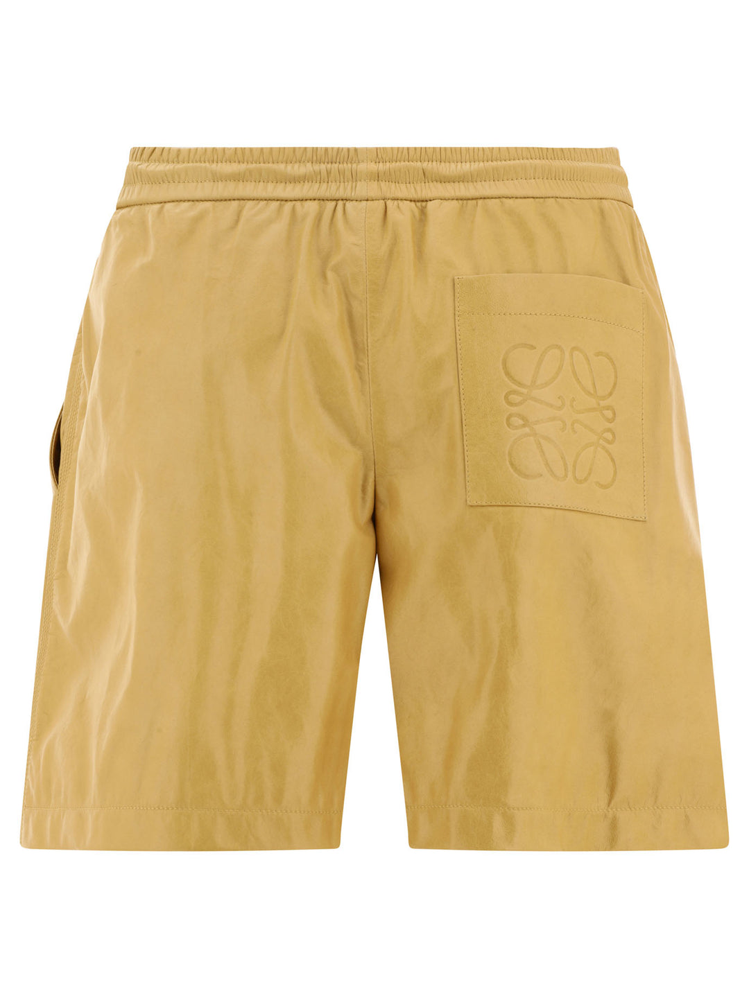 Loewe Leather Shorts - Beige | 4db959ff1b911c25377e2eda5590efdef3d4a83b