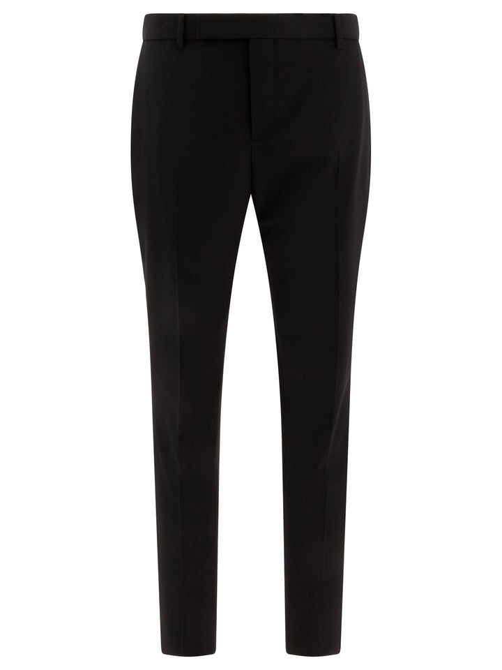 Saint Laurent Pantaloni Slim- Fit Trousers - Black | 61440369cf7e6fac5400b3cd43818d9010ac7fc2