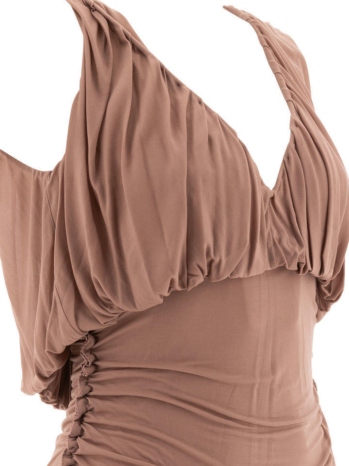 Saint Laurent Vestito Drappeggiato Dresses - Pink | a38f8383b0b1ca6d4f4ba1ac7ab2b9fb9869fdaf