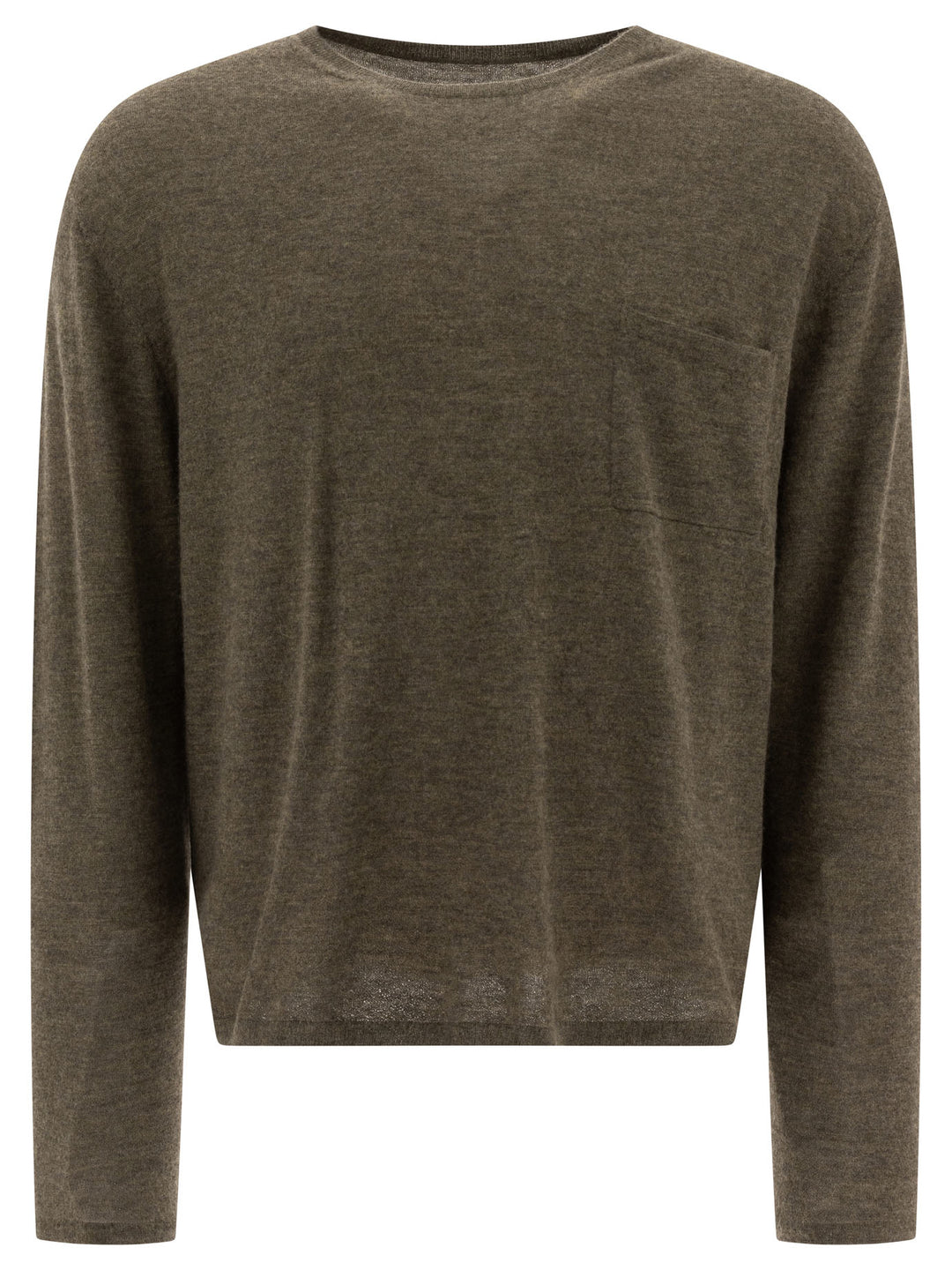 Acne Studios Cashmere Crewneck Sweater Knitwear - Green | 0254744a462aa78a1fd84b33c43b8e9131cfb7e5